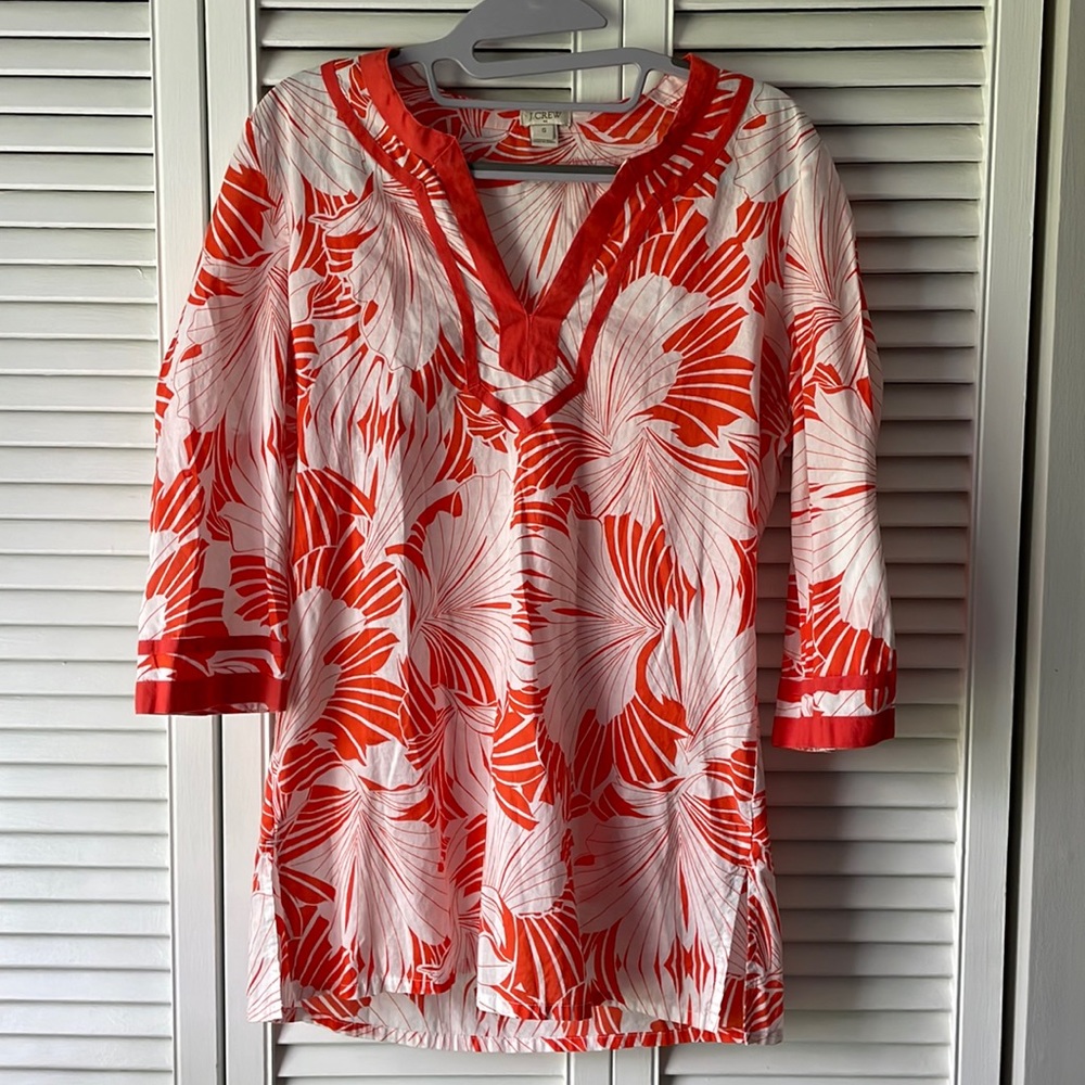 J Crew women’s Tunic top perfect for warm weather outings